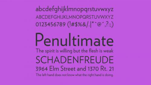 Verlag Book Font