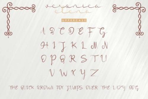 Veronica Elena Script Font