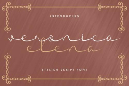 Veronica Elena Script Font