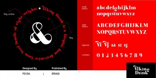 Viking Drink Display Font
