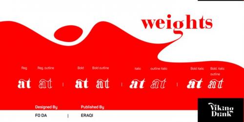 Viking Drink Display Font