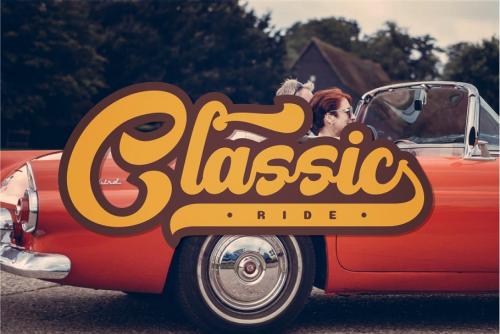 Vintage Party Bold Script Font