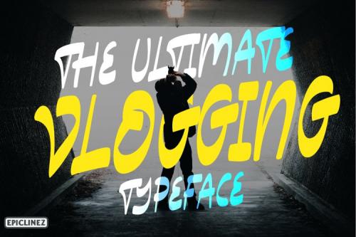 Vlogger Script Font