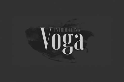 Voga Font Family
