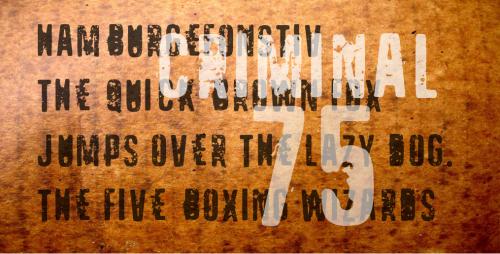 Vtks Criminal Font
