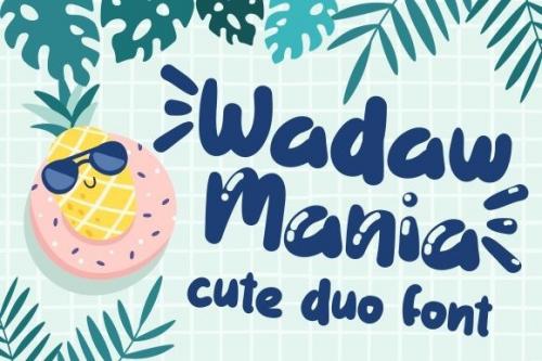 Wadaw Mania Display Font