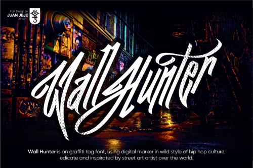 Wall Hunters Graffiti Font
