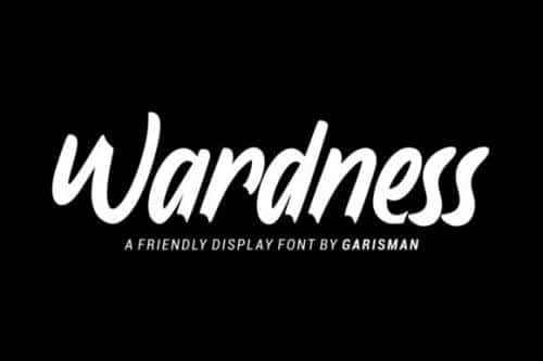 Wardness Script Font