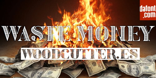 Waste Money Font