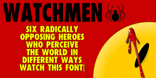 Watchmen Font