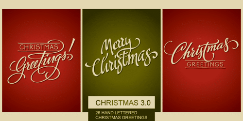 Waving at Christmas Font