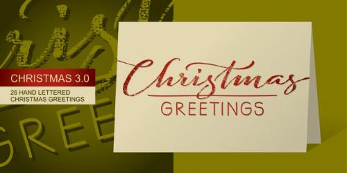 Waving at Christmas Font