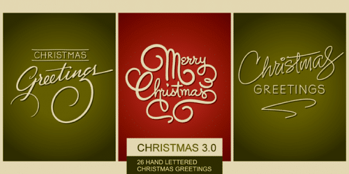 Waving at Christmas Font
