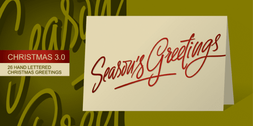 Waving at Christmas Font