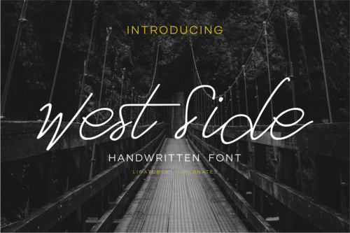 West Side Script Font