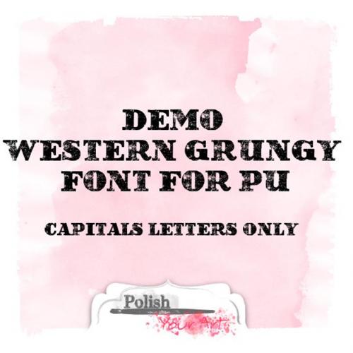 Western Grungy font