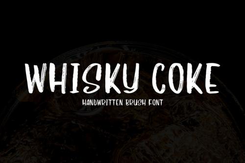 Whisky Coke Brush Font