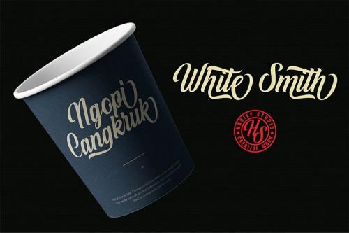 White Smith Calligraphy Font