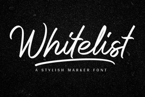 Whitelist Handwritten Font