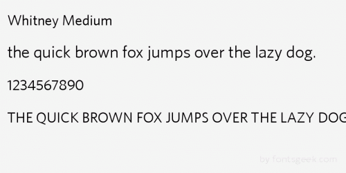 Whitney Font