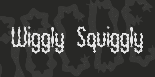 Wiggly Squiggly Font