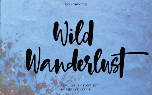 Wild Wanderlust Script Font
