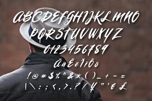 Willy Brothers Brush Font