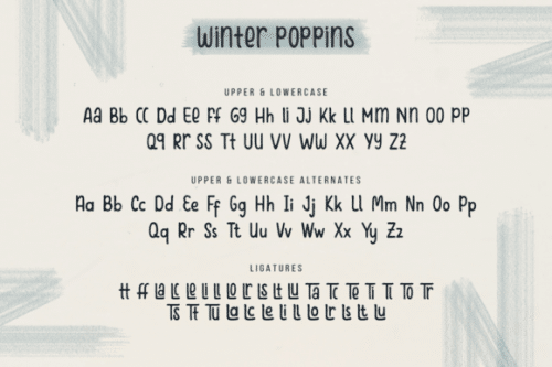 Winter Poppins Script Font