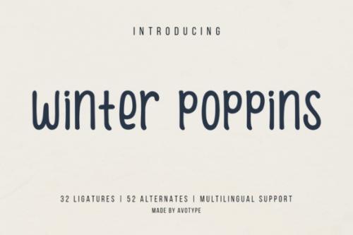 Winter Poppins Script Font