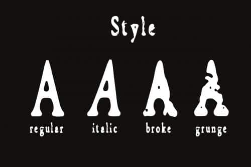 Wolfpack Display Font