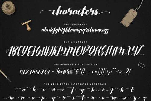 Wonder Sunshine Long Swashes Font