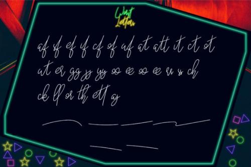 Worst Letters Script Font