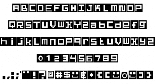 Wraith Arc Blocks Font