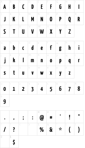Yanone Kaffeesatz Font