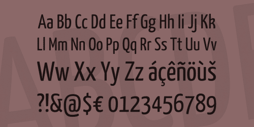 Yanone Kaffeesatz Font