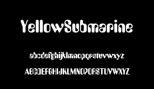 YellowSubmarine Font