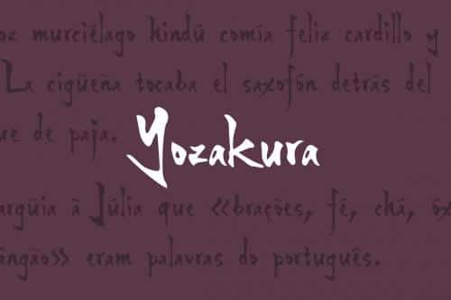 Yozakura Font
