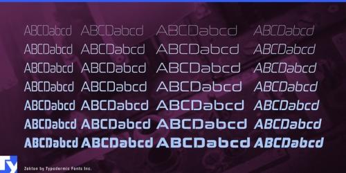 Zekton Font Family