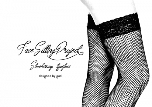 face sitting project font