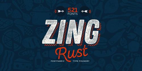 ing Rust Font Family