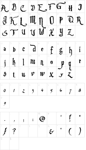 parry hotter font